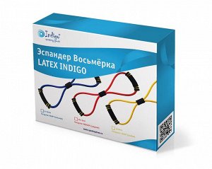 Эспандер Восьмёрка Latex Indigo Light Нагрузка 2-6 кг