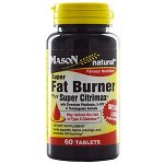 Mason Natural, Супер жиросжигатель с супер Citrimax, 60 таблеток