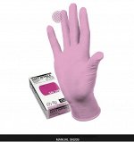 Перчатки MANUAL SN209 (1/50 пар) М нитрил розовый