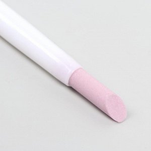 Пушер керамический, 13 см, цвет белый/розовый
