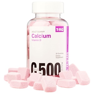 T.RQ, Кальций 500 + Витамин D, 30 жевательных конфет