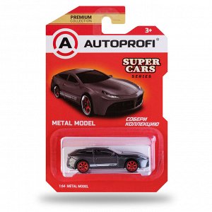 Машинка коллекционная 1:64, Серия SUPER CARS (Ferrari), SUP-002 серый