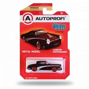 Машинка коллекционная 1:64, Серия RETRO CARS, RET-001 коричневый