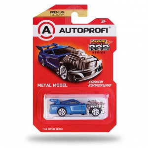 Машинка коллекционная 1:64, Серия HOT ROD, ROD-002, синий