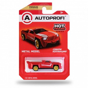 Машинка коллекционная 1:64, Серия HOT TRUCKS, TRU-001, красный