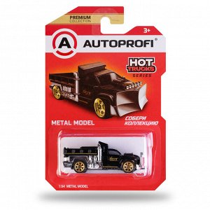 Машинка коллекционная 1:64, Серия HOT TRUCKS, TRU-004, чёрный