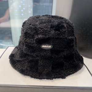 Панама меховая женская