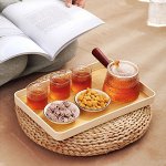 Поднос сервировочный декоративный прямоугольный, размер: 30х19х2.5 см 2604