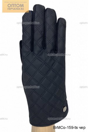Перчатки мужские BrMCo-159 комбинированные (верх-прорезиненная болонья, Ладонная поверхность — искусственная замша) Подкладка флис. Подходит для сенсорных экранов.