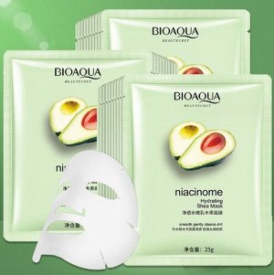 Тканевая восстанавливающая маска BIOAQUA с экстрактом авокадо