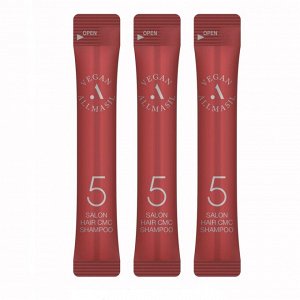 ALLMASIL Веганский шампунь для волос 5 Salon HairCMC Shampoo Stick Pouch