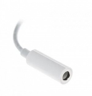 ❤️ ТОП Аудио переходник Apple, Lightning 8-pin MFI (M) - 3.5 mm jack (F), белый