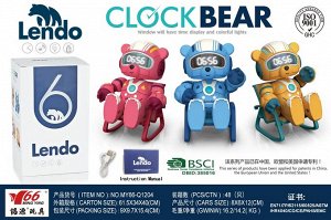 Часы-будильник Медведь OBL930788 MY66-Q1204 (1/48)
