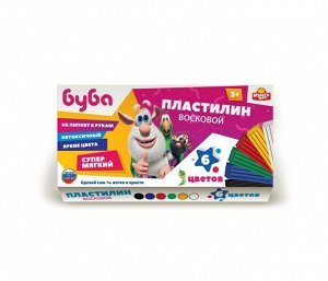 MultiArt Пластилин восковой Щенки 6 цв (90г) MCLV-104239-6-PU, 360784