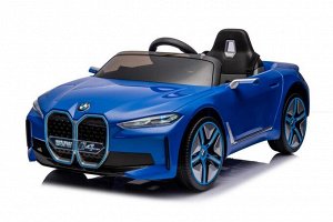 Автомобиль на аккумуляторе для катания детей JE1009-BU BMW (синяя)