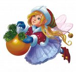 Украшение на скотче &quot;Фея&quot;, 10*12 см