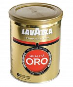 Подарок новогодний кофе LAVAZZA QUALITA ORO 250 г ж/б