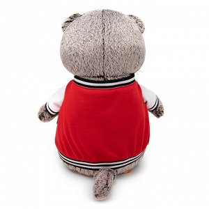 кот Басик в клубной куртке мягкая игрушка