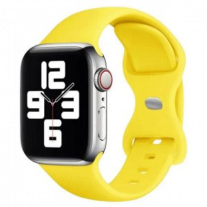 Спортивный силиконовый ремешок для Apple Watch 38мм / 40мм / 41мм / Ремешок с застежкой / Регулируемый