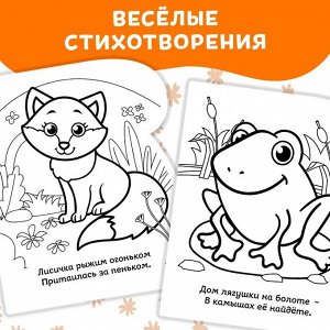 Книжка-раскраска многоразовая «Рисуем водой. Где мой дом?», 10 стр.