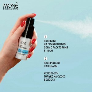 Спрей для объема волос с эффектом Холодного сияния Спрей пудра Mone PROFESSIONAL 8 г