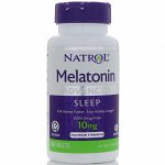 Мелатонин NATROL Melatonin 10 мг - 60 таблеток