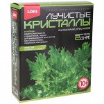 Набор для выращивания кристаллов Lori &quot;Лучистый зеленый&quot;, от 10-ти лет