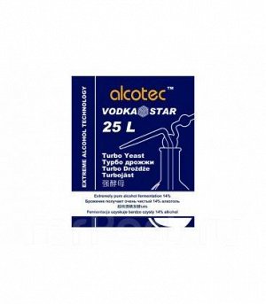 Спиртовые дрожжи Alcotec VodkaStar Turbo, 66 г