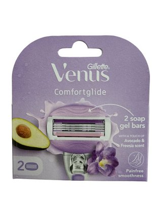 Gillette Venus Comfortglide Breeze, сменные кассеты, 2шт