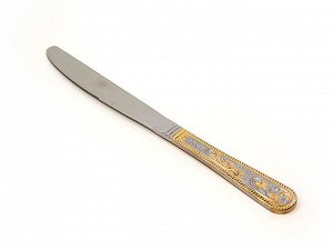 Нож столовый SWISS LINE SL-01K, нерж. сталь, золото