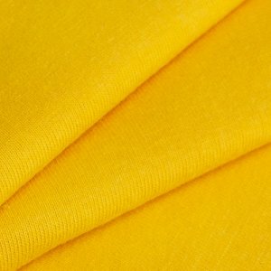 Ткань кулирка гладкокрашеная 2029 цвет желтый