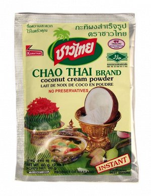 Тайское сухое кокосовое молоко Chao Thai Brand Coconut Cream Powder 60гр