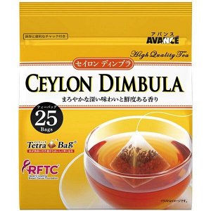 AVANCE Ceylon Dimbula - цейлонский черный чай в треугольных пакетиках