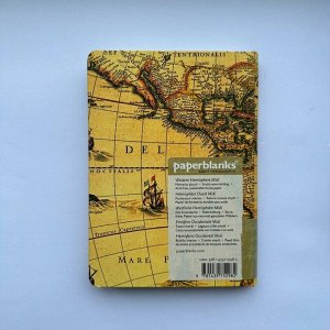 Записная книжка Paperblanks Early Cartography Western Hemisphere Midi линованный 176 стр