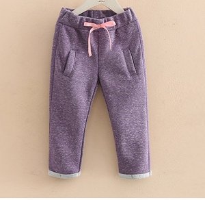 Осенние брюки фиолетовые