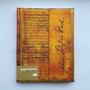 Записная книжка Paperblanks Bach, Cantata BWV 112 Ultra нелинованная 144 стр.