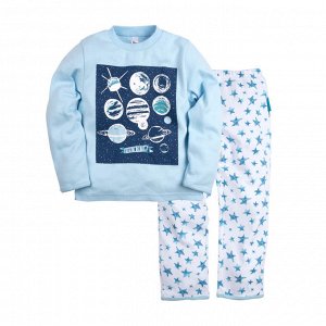 Пижама джемпер+брюки с принтом для мальчика