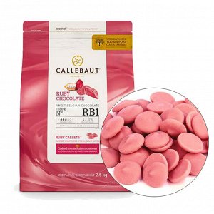 Шоколад розовый РУБИ Callebaut, 100 г