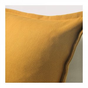 ГУРЛИ Чехол на подушку, золостисто-желтый