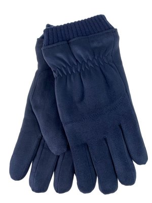 Утеплённые мужские перчатки цвет синий