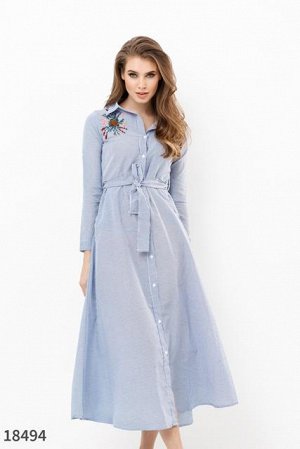 Женское платье 18494 синий