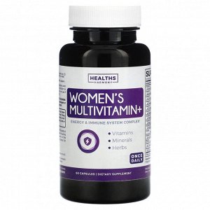 Healths Harmony, Мультивитамины для женщин +, 60 капсул