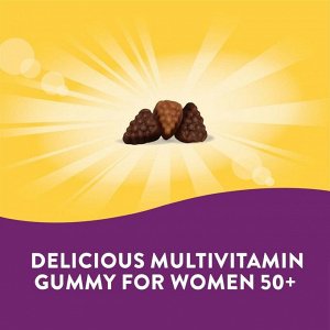 Nature's Way, Alive! жевательные витамины для женщин после 50 лет, со вкусом вишни и винограда, 75 жевательных таблеток