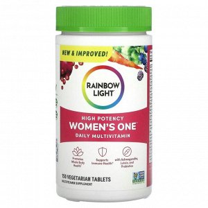 Rainbow Light, Women's One Daily, витамины для женщины, 150 таблеток