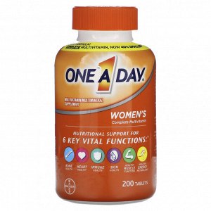One-A-Day, One A Day, мультивитаминный комплекс для женщин, 200 таблеток