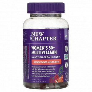 New Chapter, Мультивитамины для женщин старше 50 лет, ягодно-цитрусовые, 90 жевательных таблеток