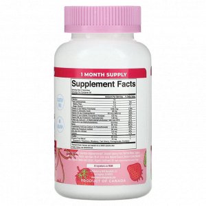 MaryRuth Organics, Мультивитаминные жевательные мармеладки для женщин, с клубникой, 60 жевательных таблеток