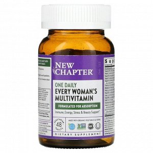 New Chapter, Препарат Every Woman's One Daily Multi, 48 таблеток