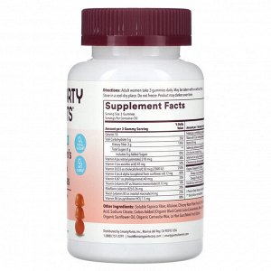 SmartyPants, Мультивитамины и омега для женщин, без сахара, апельсин, 60 жевательных таблеток