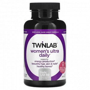 Twinlab, Ultra Daily для женщин, 120 капсул